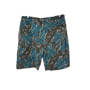 Patagonia Men's Camouflage Dirt Craft Bike Board Shorts Size‎ 38 Multicolor